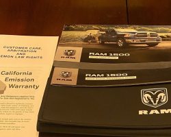 2019 Dodge Ram Truck 1500 Classic Owner's Manual Set