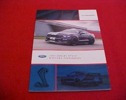 2019 Ford Mustang Shelby GT350 Owner's Manual Supplement
