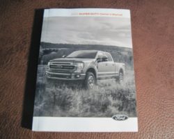 2020 Ford F-Super Duty Truck Owner?s Manual
