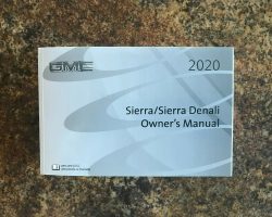 2020 GMC Sierra & Sierra Denali Owner's Manual