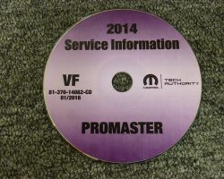 2014 Dodge Ram Promaster Shop Service Repair Manual CD