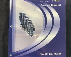 2008 Evinrude 40, 50, 60 & 65 HP E-Tec Models Service Manual