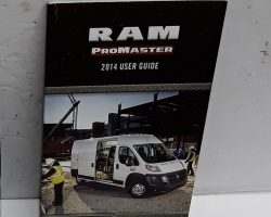 2014 Dodge Ram Promaster Owner's Manual