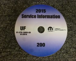 2015 Chrysler 200 Service Manual on CD