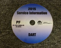 2015 Dodge Dart Service Manual on CD