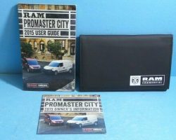 2015 Dodge Ram Promaster City Owner's Manual Set