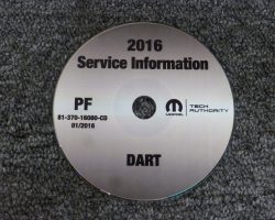 2016 Dodge Dart Service Manual on CD