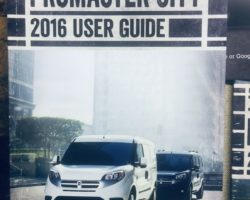 2016 Dodge Ram Promaster City Owner's Manual