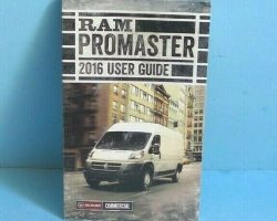 2016 Dodge Ram Promaster Owner's Manual