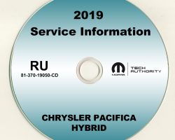 2019 Chrysler Pacifica Hybrid Service Manual on CD