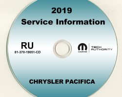 2019 Chrysler Pacifica Service Manual on CD