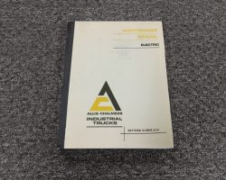 ALLIS-CHALMERS ACP80NPSDUAL FORKLIFT Electric Wiring Diagram Manual