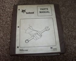 Bobcat T2250 Telehandler Parts Catalog Manual
