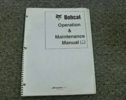 Bobcat T40140 Telehandler Owner Operator Maintenance Manual