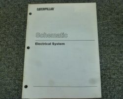 CATERPILLAR 10555C FORKLIFT Electric Wiring Diagram Manual