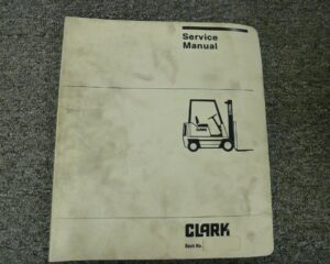 CLARK TMX17 FORKLIFT Shop Service Repair Manual