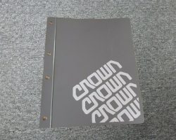 CROWN 30SCTT FORKLIFT Shop Service Repair Manual