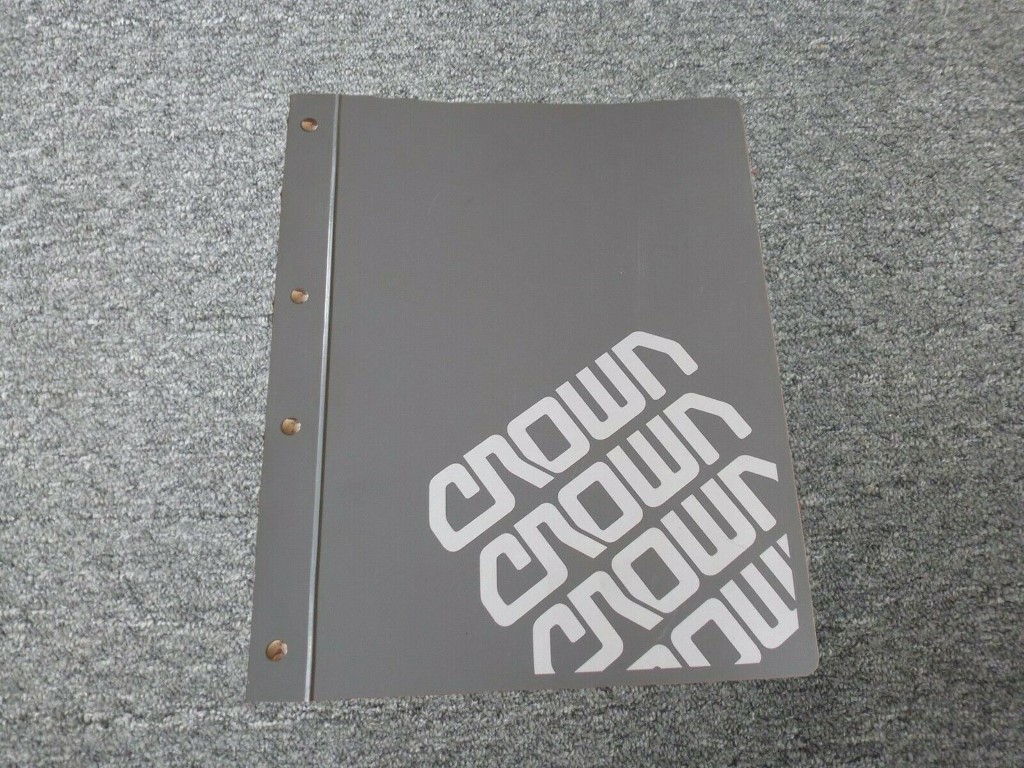 CROWN RC5500 FORKLIFT Shop Service Repair Manual