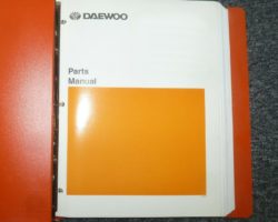 DAEWOO G30E-3 FORKLIFT Parts Catalog Manual