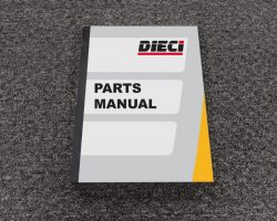 DIECI AGRI PLUS 40.7 PS TELEHANDLER Parts Catalog Manual