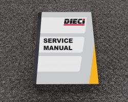 DIECI AGRI PLUS 40.7 PS TELEHANDLER Shop Service Repair Manual