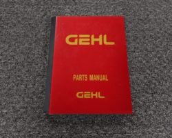 GEHL DL12-40  TELEHANDLER Parts Catalog Manual