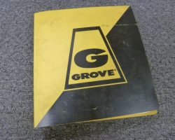 Grove CD333OFL Crane Parts Catalog Manual