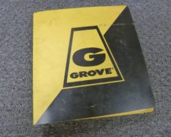 Grove MZ66A Crane Parts Catalog Manual
