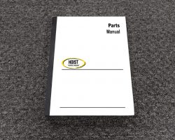 HOIST E150 FORKLIFT Parts Catalog Manual