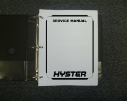 HYSTER E45Z-27 FORKLIFT Shop Service Repair Manual