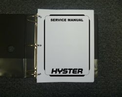 HYSTER RS46-38LIH STACKER Shop Service Repair Manual