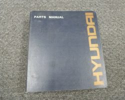 HYUNDAI 110D-9 FORKLIFT Parts Catalog Manual