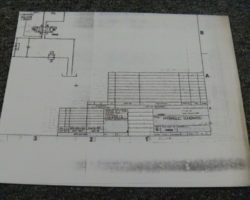 INGERSOLL-RAND VR-638 TELEHANDLER Hydraulic Schematic Diagram Manual