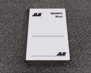 JLG 120SXJ BOOM LIFT Owner Operator Maintenance Manual