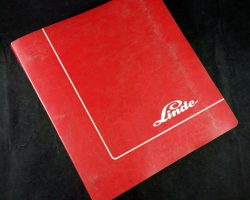 LINDE 40TR FORKLIFT Parts Catalog Manual