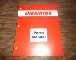 MANITOU MLT735-120 TELEHANDLER Parts Catalog Manual