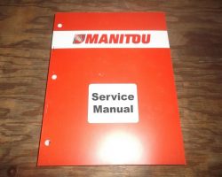 MANITOU MLT735-120 TELEHANDLER Shop Service Repair Manual