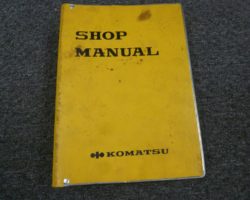 KOMATSU FD40ZT FORKLIFT Shop Service Repair Manual