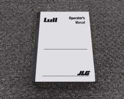 LULL 1044C-54 SERIES II TELEHANDLER Owner Operator Maintenance Manual