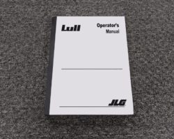 LULL 644-34 HIGHLANDER TELEHANDLER Owner Operator Maintenance Manual