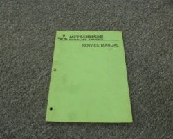 MITSUBISHI FD100 FORKLIFT Shop Service Repair Manual