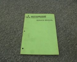 MITSUBISHI FGC18K FORKLIFT Shop Service Repair Manual