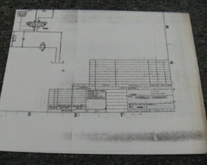 MOFFETT M5000 FORKLIFT Hydraulic Schematic Diagram Manual