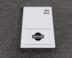 NISSAN CPJ01A15P FORKLIFT Parts Catalog Manual