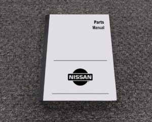 NISSAN MCPL02A25LV FORKLIFT Parts Catalog Manual