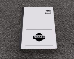 NISSAN YG1F2A35U FORKLIFT Parts Catalog Manual
