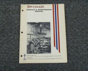 Skyjack SJ8841 RT Lift Shop Service Repair Manual