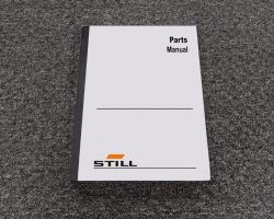 Still CX20 Forklift Parts Catalog Manual