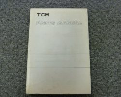 TCM FG25 Forklift Parts Catalog Manual