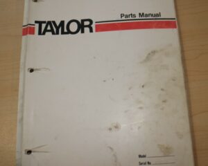 Taylor T-330M Forklift Parts Catalog Manual